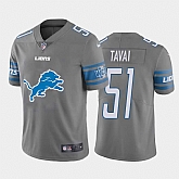 Nike Lions 51 Jahlani Tavai Gray Team Big Logo Vapor Untouchable Limited Jersey Dzhi,baseball caps,new era cap wholesale,wholesale hats